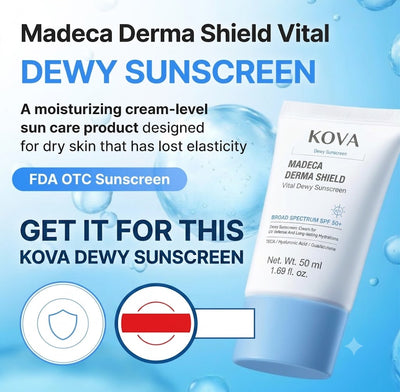 The Madeca Derma Shield Vital Dewy Sunscreen