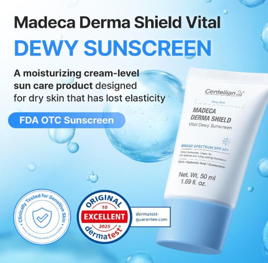 The Madeca Derma Shield Vital Dewy Sunscreen